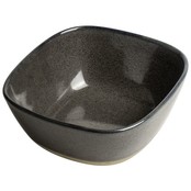 Kom rechthoek 13.5x12.5cm streetfood - Antraciet