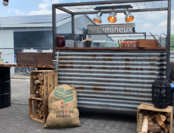 Uitgiftebar - Staal golfplaten