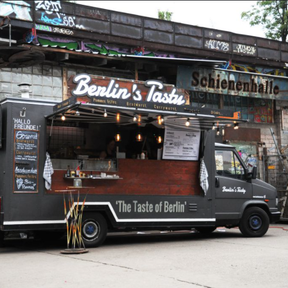 Berlin's tasty foodtruck -  Flamkuchen menu