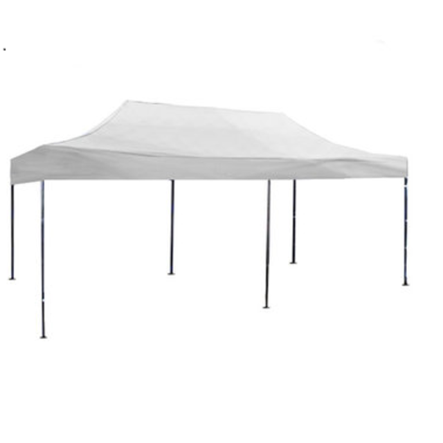 Partytent easy-up 8x4m - Ecru/grijs