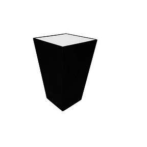 Conic statafel 70x70cm - Zwart