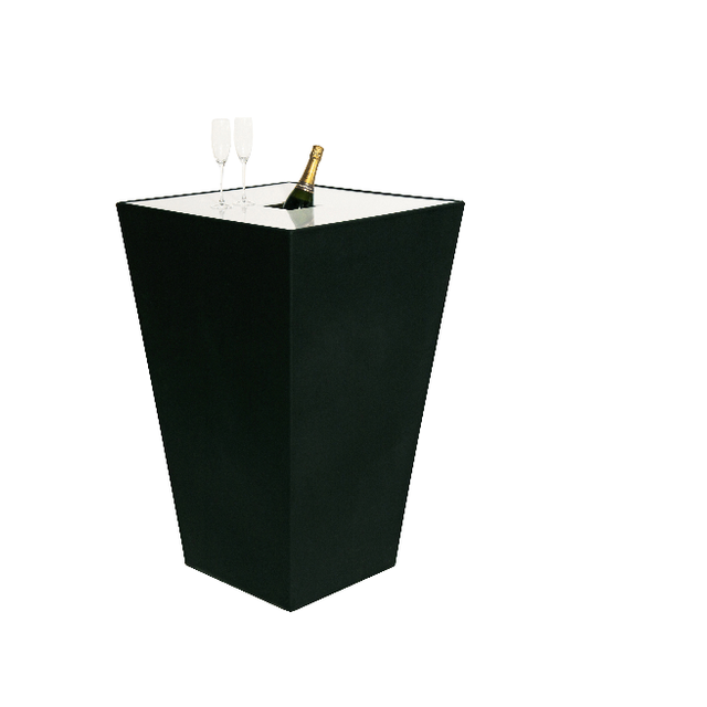 Conic statafel incl. koeler - Zwart