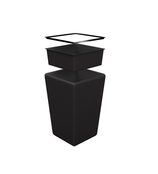 Conic met inzetbak - Zwart