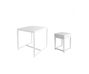 Zitset Kubo vierkant - Wit Zitset Kubo vierkant - Wit