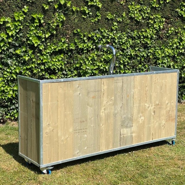 Bar - Staal steigerhout Bar - Staal steigerhout