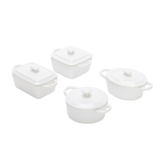 Amusepannetje met deksel - Wit