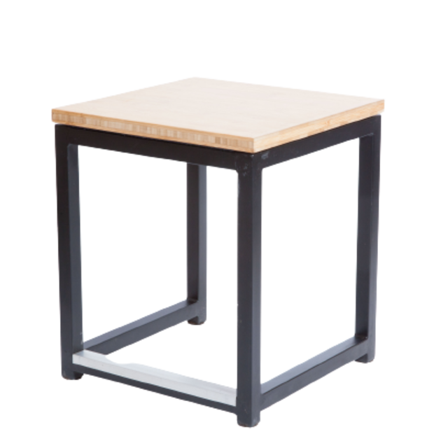 Kubo kruk laag - Zwart/bamboe