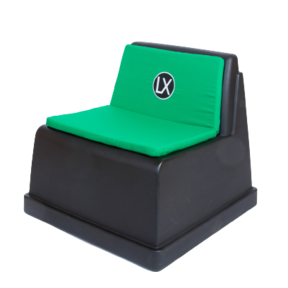 Laze zitblok met rugleuning - Kussens groen