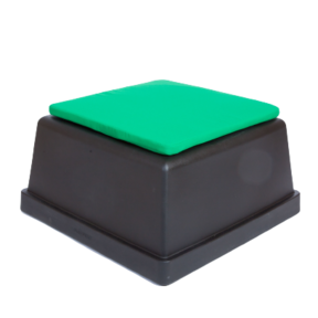 Laze zitblok zwart - Kussen groen