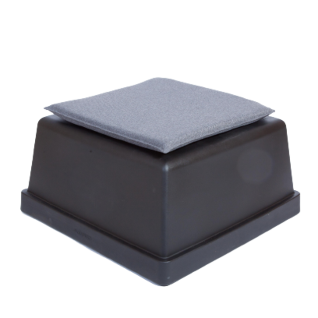 Laze zitblok zwart - Kussen antraciet Laze zitblok zwart - Kussen antraciet