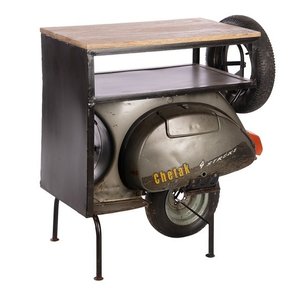 Uitgifte/bijzetmeubel scooter