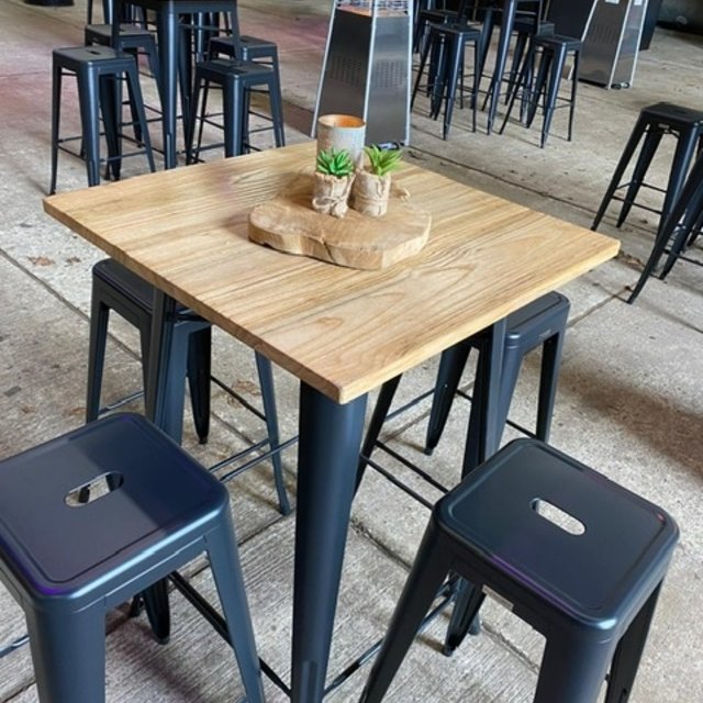 Barkruk Tolix - Zwart