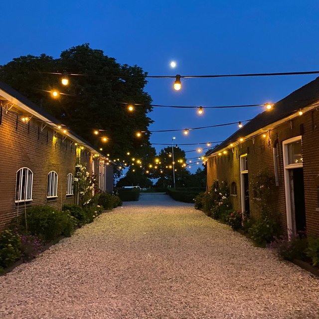 Prikkabel 10 meter - Wit