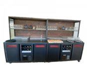 Achterkast industrieel staal old wood