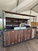 Bar industrieel - Staal old wood