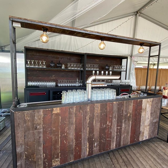 Bar industrieel - Staal old wood