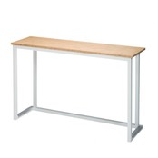 Kubo wall 120x35cm  hoogte 74cm - Wit/bamboe