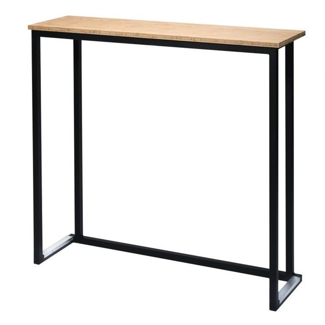 Kubo wall 120x35cm  hoogte 110cm - Zwart /bamboe