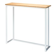 Kubo wall 120x35cm  hoogte 110cm - Wit /bamboe