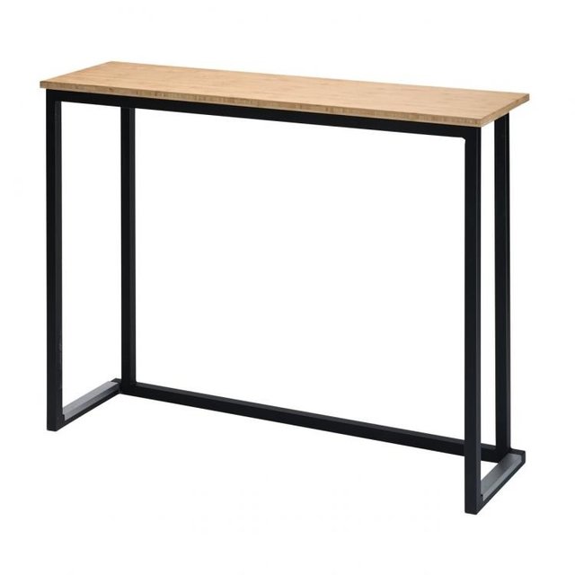 Kubo wall 120x35cm  hoogte  90cm - Zwart /bamboe