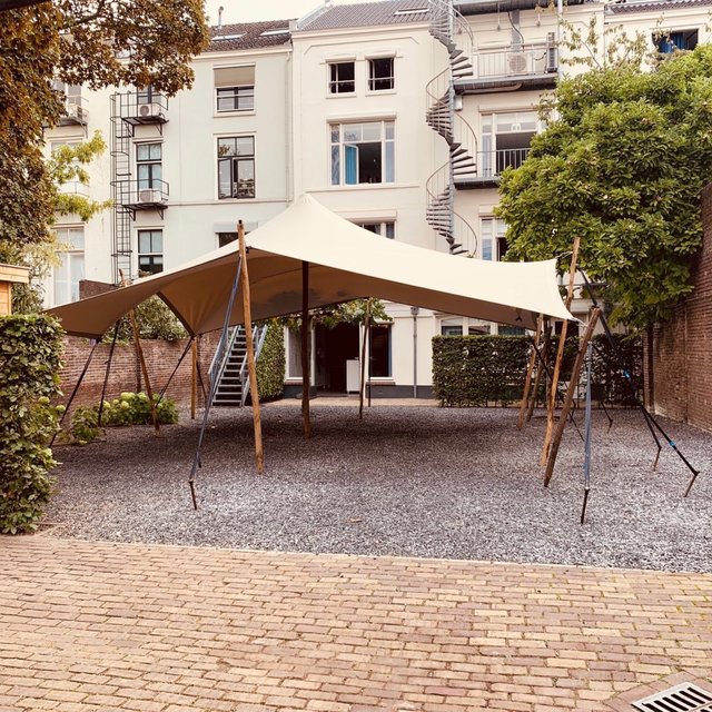 Stretchtent 7x10m - Zand