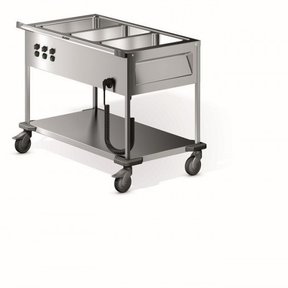 Bain marie serveerwagen