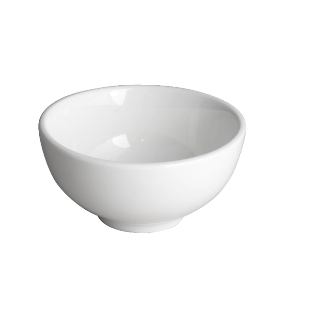 Kom op voet dsn. 10cm - Wit