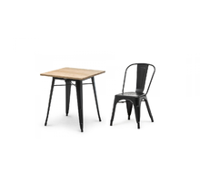 Zitset Tolix - Zwart/iepenhout