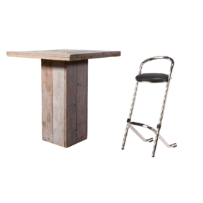 Staset vierkant - Steigerhout