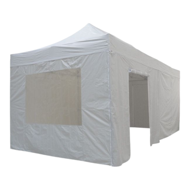 Partytent easy-up 6x3m - Ecru/grijs