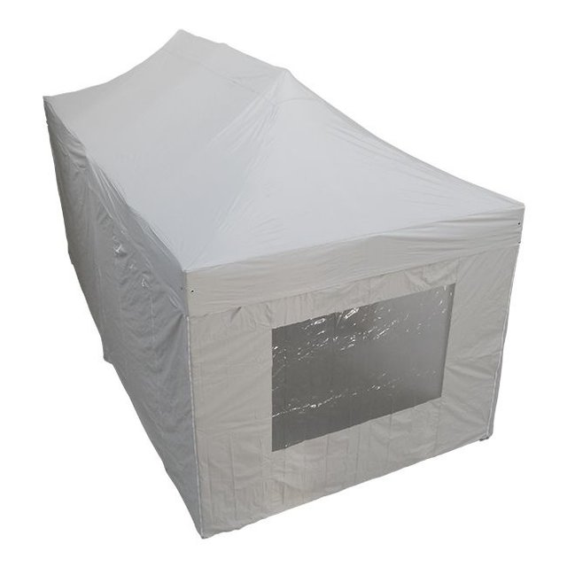 Partytent easy-up 6x3m - Ecru/grijs