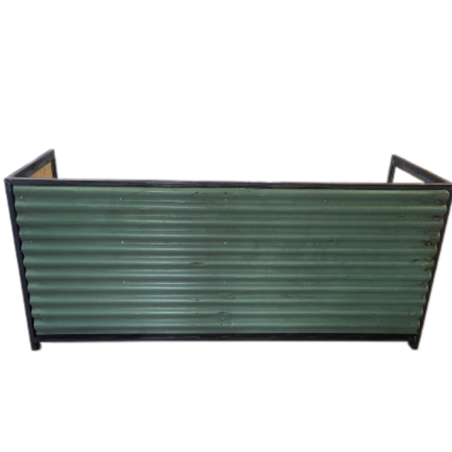 Barombouw staal golfplaten groen Barombouw staal golfplaten groen