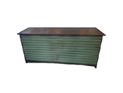 Uitgiftebar - Staal golfplaten groen