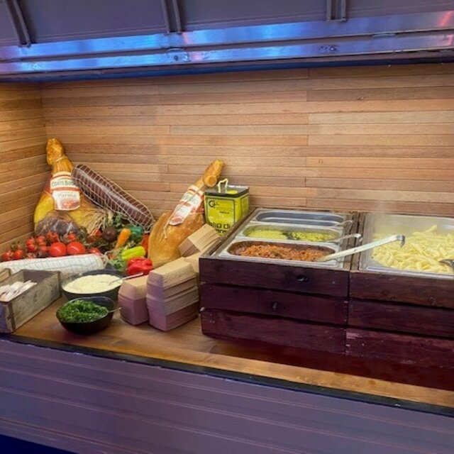 Grande piaggio foodtruck - Pasta menu