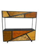 Foodcourt - Staal wood