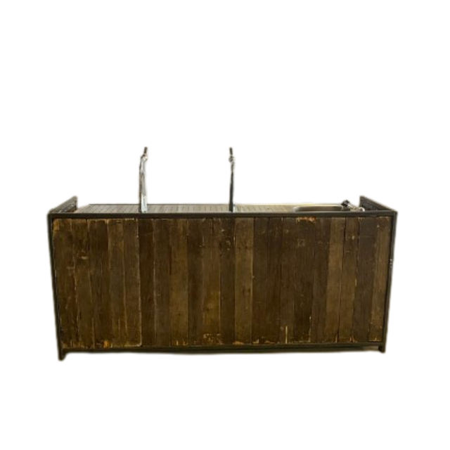 Barombouw staal old wood