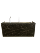 Barombouw staal zwart marmerlook