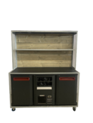 Achterkast industrieel staal steigerhout Achterkast industrieel staal steigerhout