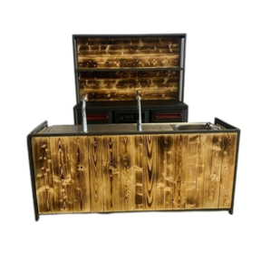Barset - Staal gebrand hout