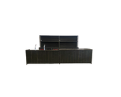 Dubbele barset - Staal zwart Dubbele barset - Staal zwart