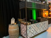 Foodcourt - Staal Portugees tegelmotief