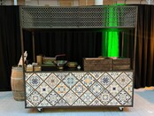 Foodcourt - Staal Portugees tegelmotief