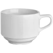 Koffiekop 19cl incl. schotel- Wit