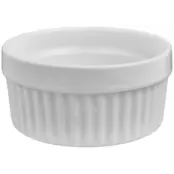 Souffle schaaltje dsn. 9cm - Wit