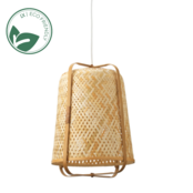 Hanglamp bamboe mand