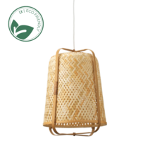 Hanglamp bamboe mand