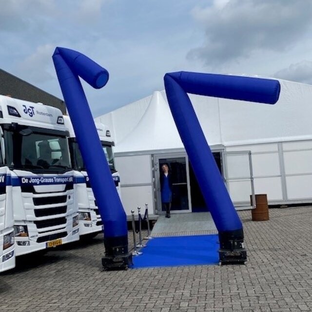 Skytube 6meter - blauw Skytube 6meter - blauw