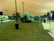 Stretchtent 10x45m - Zand Stretchtent 10x45m - Zand