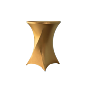 Statafelrok stretch dsn. 85cm - Goud metallic Statafelrok stretch dsn. 85cm - Goud metallic