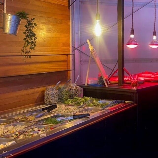 Saladebar Proteïne arrangement